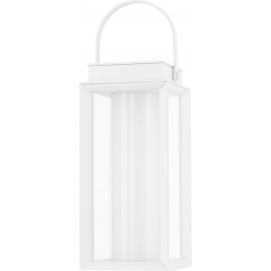 Unus LED white solar garden table lamp