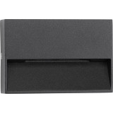 Thomas LED anthracite outdoor facade wall lamp
