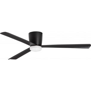 Run LED 121cm black ceiling fan lamp