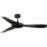 Air LED 132 cm black ceiling fan lamp