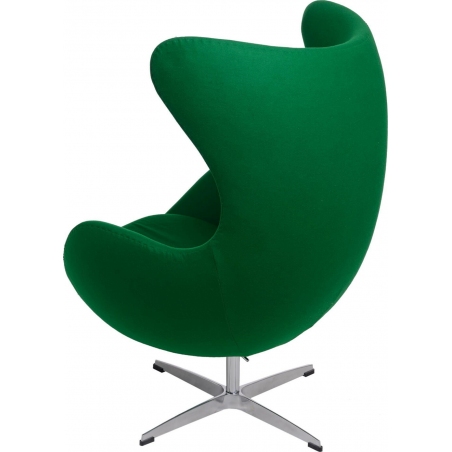 Designerski Fotel tapicerowany Jajo Chair Cashmere Morski D2.Design do salonu i sypialni.