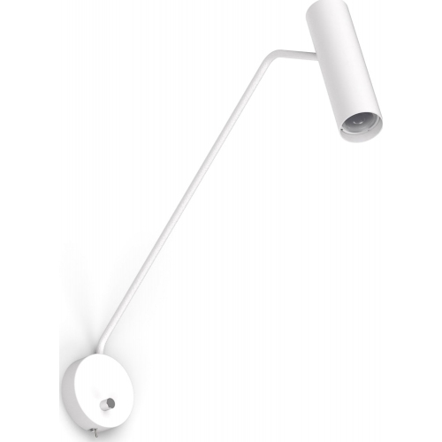 Eye Cold white wall lamp with arm...