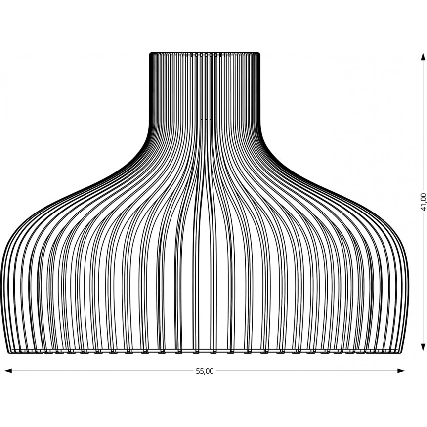Goblet 55 plywood pendant lamp PLYstudio