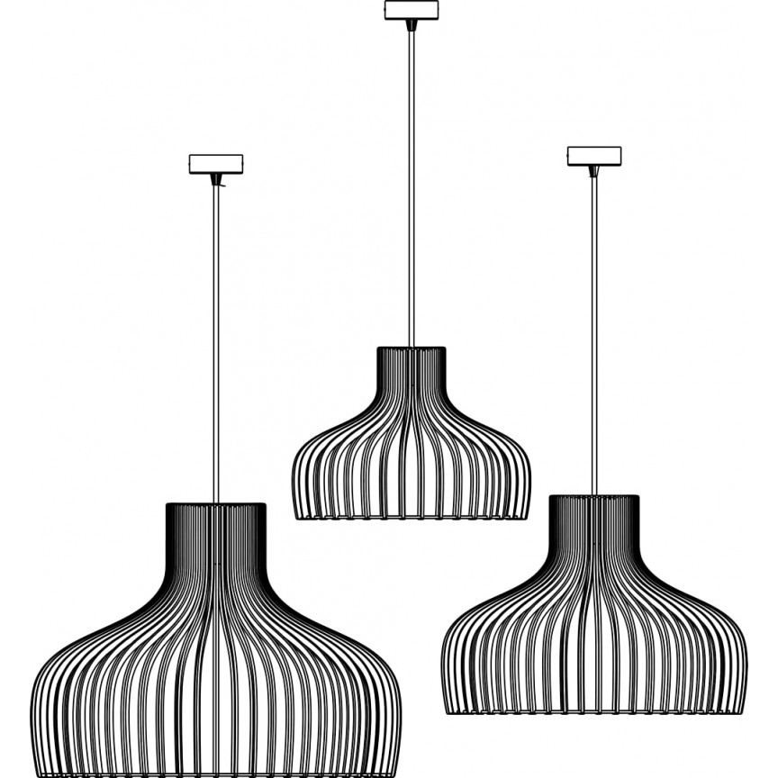 Goblet 55 plywood pendant lamp PLYstudio