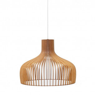 Goblet 55cm walnut plywood Pendant lamp PLYstudio 2