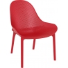 Sky Lounge red garden armchair Siesta