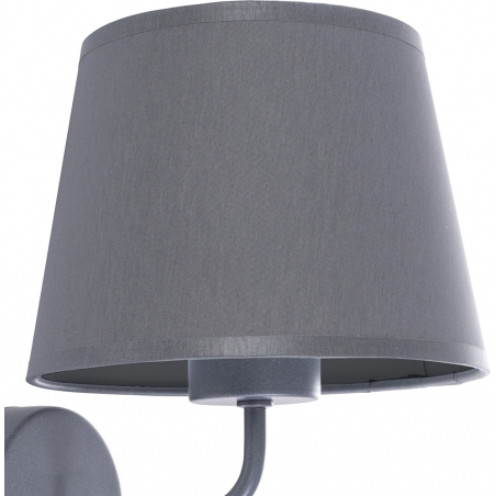 Maja grey wall lamp with shade TK Lighting