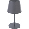 Stylowa Lampa stołowa z abażurem Maja 20 Szara TK Lighting do sypialni.