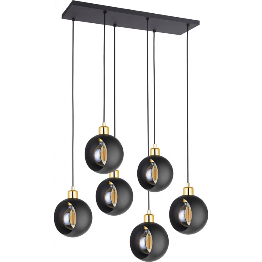 Cyklop VI black industrial pendant lamp TK Lighting