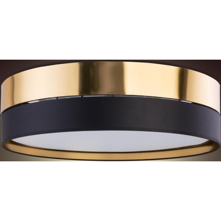 Hilton 60 gold&black round ceiling lamp TK Lighting