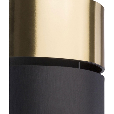 Stylowy Kinkiet z włącznikiem w stylu glamour Hilton złoty/czarny TK Lighting