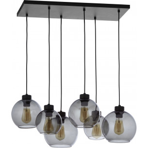 Cubus Graphite VI graphite glass balls pendant lamp TK Lighting