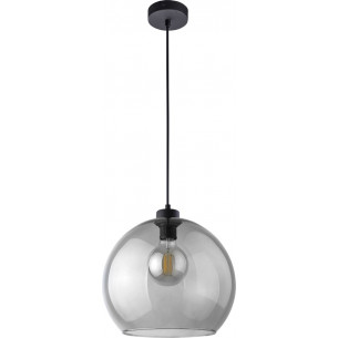 Cubus Graphite 30 graphite glass ball pendant lamp TK Lighting