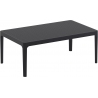 Sky 100x60 black outdoor coffee table Siesta