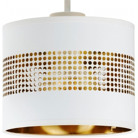 Lampa sufitowa ażurowa Tago 45 biało-złota Tk Lighting