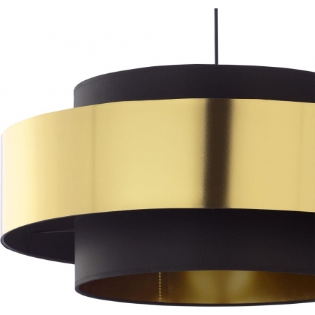 Calisto 60 black&gold glamour round pendant lamp Tk Lighting