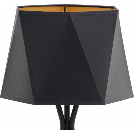 Lampa stołowa trójnóg z abażurem Ivo czarna TK Lighting