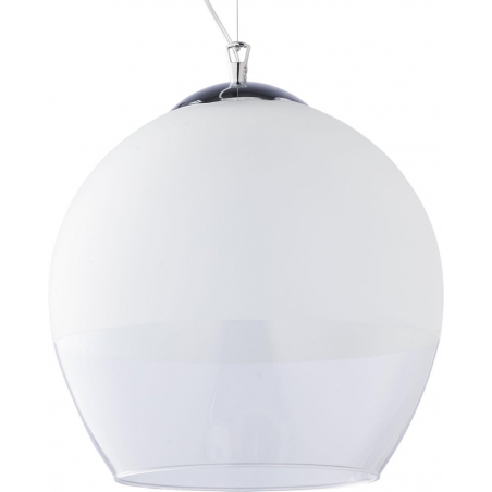 Boulette 38 white glass ball pendant lamp TK Lighting