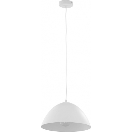 Stylowa Lampa wisząca metalowa Faro 33 biała TK Lighting do salonu, jadalni i kuchni