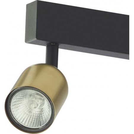 Top VI black&gold ceiling spotlight TK Lighting