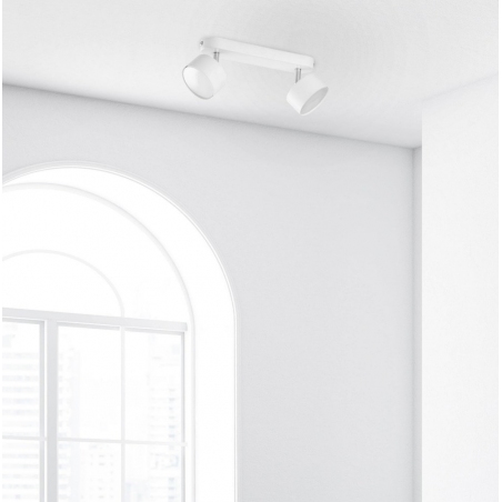 Clark II LED white modern ceiling spotlight TK Lighting