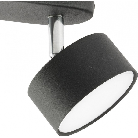 Clark III LED black modern ceiling spotlight TK Lighting