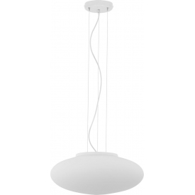 Gala 45 white glass pendant lamp TK Lighting