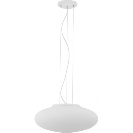 Stylowa Lampa wisząca szklana Gala 45 biała TK Lighting do salonu, kuchni i sypialni