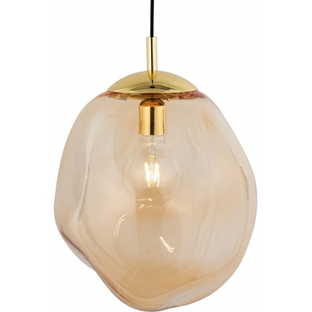 Sol Amber amber glass ball pendant lamp TK Lighting
