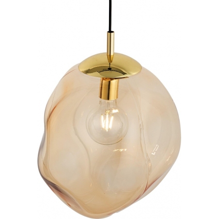 Sol Amber amber glass ball pendant lamp TK Lighting