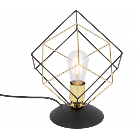 Alambre black&gold wire table lamp TK Lighting