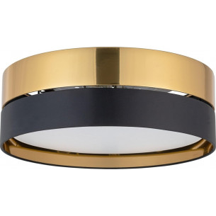 Hilton 45 gold&black round ceiling lamp TK Lighting