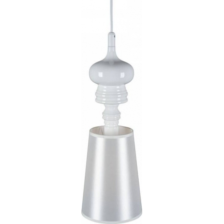Jos S 18 silver pendant lamp with shade
