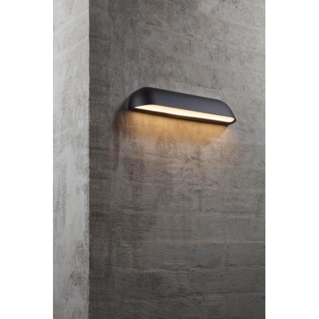 Front 36 black outdoor wall lamp DFTP