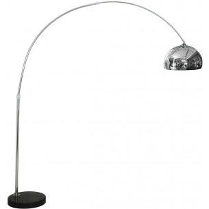 Cosmo chrome tall arched floor lamp Nowodvorski