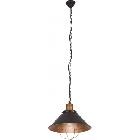 Garret 34 dark brown wire pendant lamp Nowodvorski