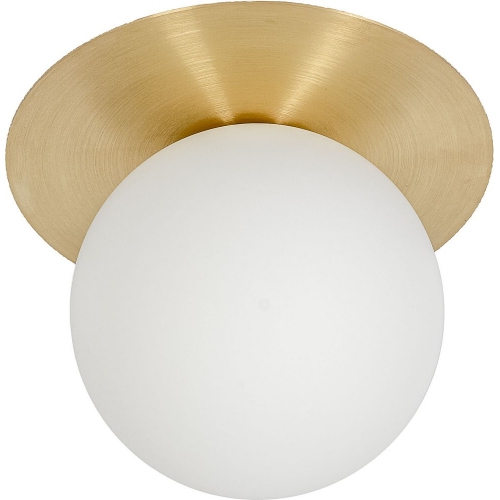 Borra 20 white&brass glamour glass ball ceiling lamp Ummo