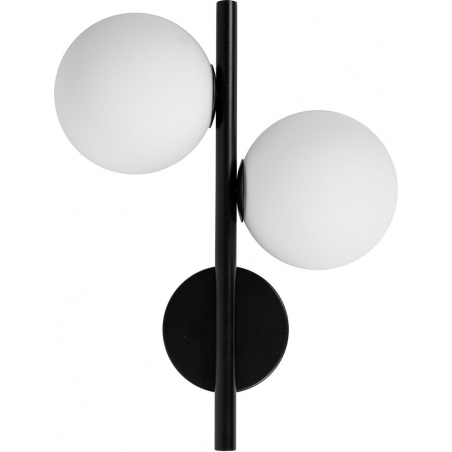 Diplo white&black glass ball wall lamp Ummo