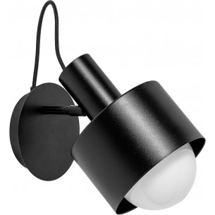 Enkel black loft wall lamp Ummo