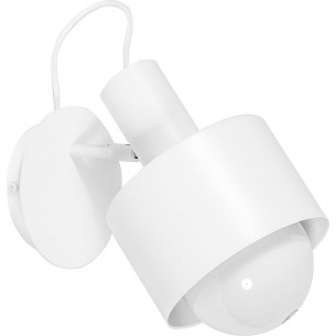 Enkel white loft wall lamp Ummo