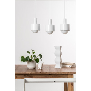 Enkel white triple pendant lamp Ummo