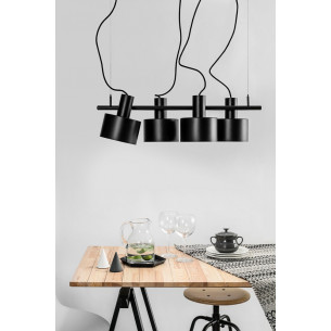 Enkel IV black loft pendant lamp Ummo