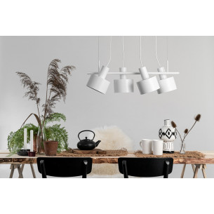 Enkel IV white loft pendant lamp Ummo