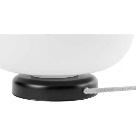 Epli II 27 white&black glass table lamp Ummo
