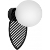 Fyllo white&black glass ball wall lamp Ummo