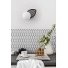 Fyllo white&black glass ball wall lamp Ummo