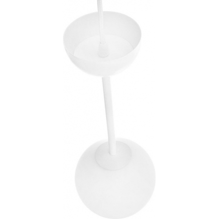 Lampa wisząca szklana kula Gladio 15 biała Ummo