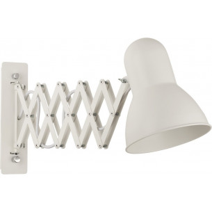 Harmony white scandinavian wall lamp with arm Nowodvorski