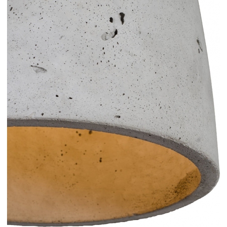 Stylowa Lampa betonowa wisząca Febe 20 Jasnoszara LoftLight nad wyspę w kuchni.