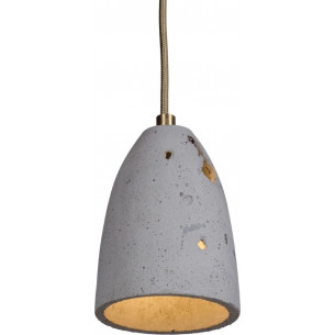 Febe Volcano 11 light grey concrete pendant lamp LoftLight